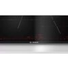 Cận cảnh bàn phím điều khiển của bếp Bosch 3 vùng nấu từ