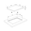 Kích thước Bếp từ Malloca MI-784 ITG - GIÁ RẺ TẠI TÂN BÌNH
