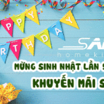 Mừng sinh nhật Saigonhome Khuyến mại sập sàn