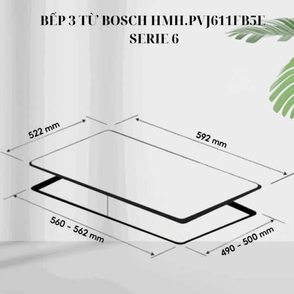 Bếp 3 từ Bosch HMH.PVJ611FB5E - Serie 6 giá rẻ tại Tân Bình