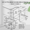 Kích thước lò nướng Bosch HMH.HBG655BS1M - Âm tủ Serie 8 giá rẻ