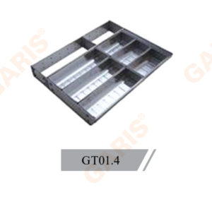 Khay chia Inox 8 ngăn đựng dao thìa dĩa trong ngăn kéo GARIS GT01.4