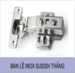 Bản lề Inox SUS304 thẳng EUROGOLD WP01