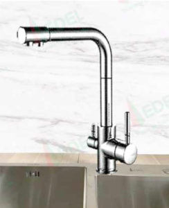 Vòi rửa 3 đường Inox 304 cao cấp EDEL MK-01