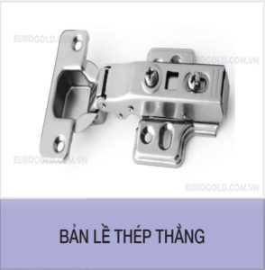 Bản lề thép thẳng EUROGOLD W01