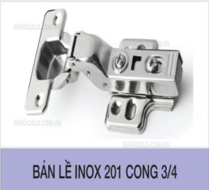 Bản lề Inox cong 3/4 EUROGOLD WS03