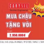 CARYSIL Khuyến Mãi Mua Chậu Tặng Vòi Tháng 6 Năm 2021