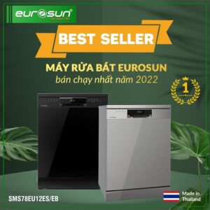 Máy rửa chén Eurosun SMS78EU12EB (BLACK)