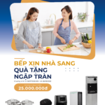 BẾP XIN NHÀ SANG TẶNG QUÀ NGẬP TRÀN