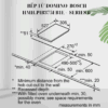 Kích thước bếp từ Domino HMH.PIB375FB1E - Bosch Series 6 giá rẻ tại HCM