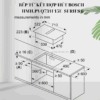 Kích thước bếp từ kết hợp hút Bosch - HMH.PVQ731F15E Series 6 giá rẻ