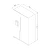 Kích thước Tủ lạnh Malloca MF-547 SIM - Giá rẻ tại Tân Bình