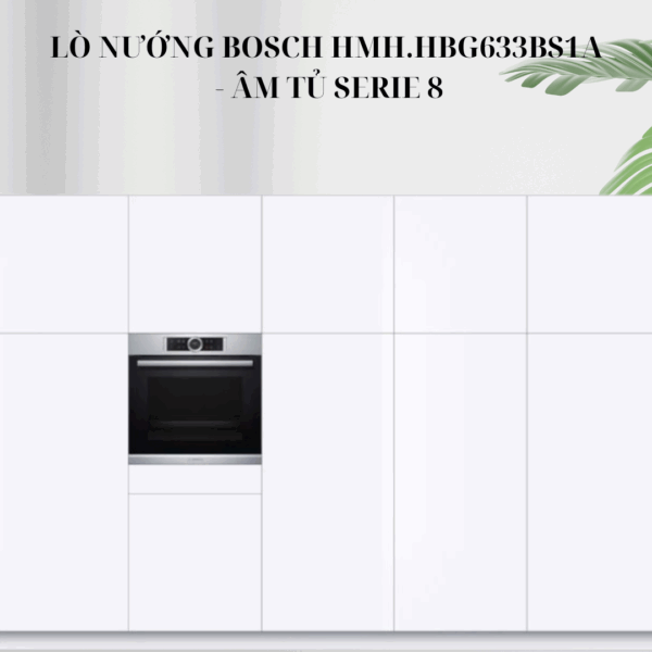Cận cảnh lò nướng lắp âm vào hộc tủ