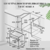 Kích thước lò nướng Bosch HMH.HBG633BS1A - Âm tủ Series 8 giá rẻ