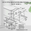 Kích thước lò nướng Bosch HMH.HBG5585S6B - Âm tủ Series 6 giá rẻ