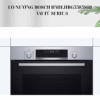Bảng điều khiển lò nướng Bosch