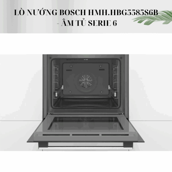 Bên trong khoang lò nướng Bosch