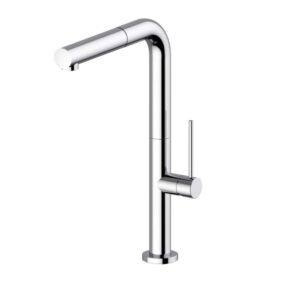 Vòi rửa chén Furst đồng mạ màu đá/Chrome  HMH.F400076CR