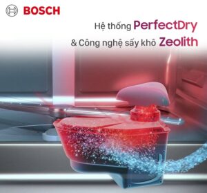 Công nghệ sấy khô của máy rửa chén BOSCH 