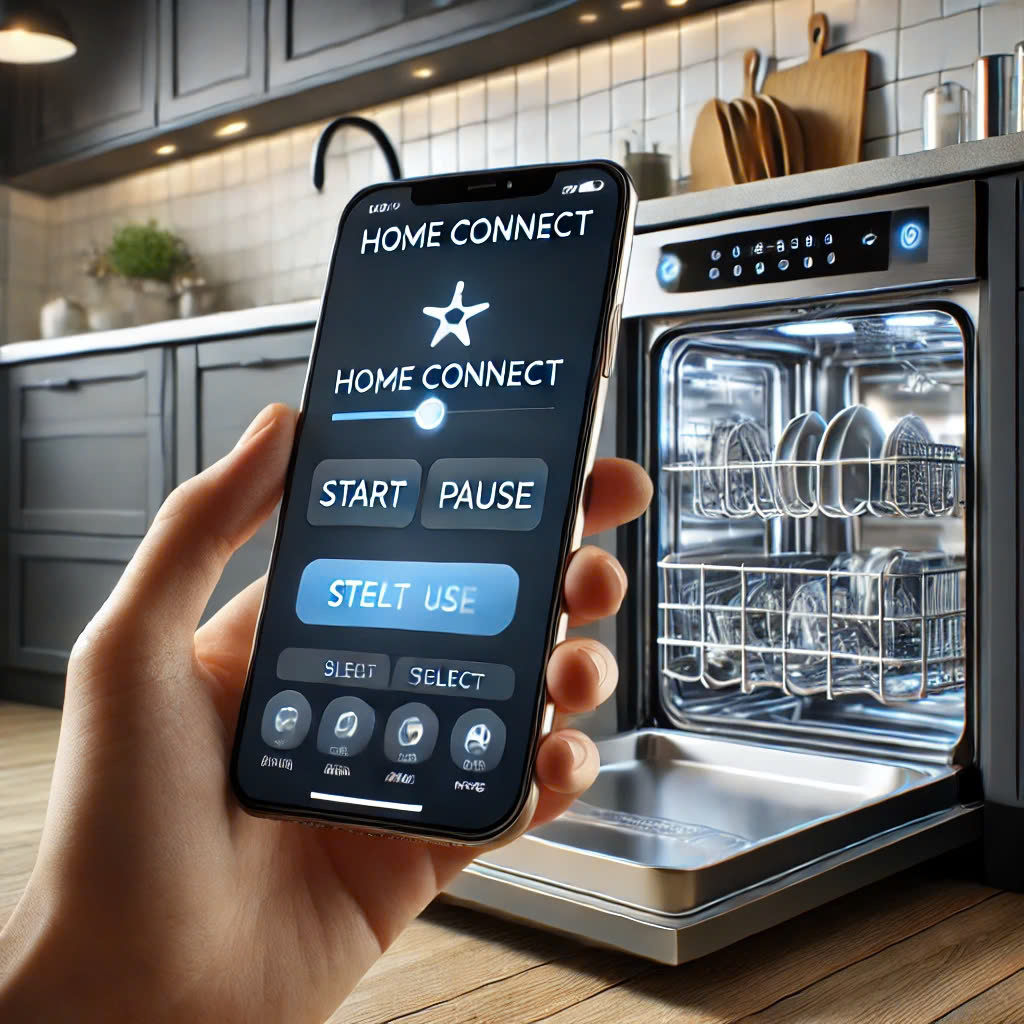 Máy rửa bát Bosch độc lập điểu hiển Home Connect