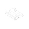 Kích thước Máy hút mùi Malloca K1506 TC - Âm tủ giá rẻ tại Tân Bình - HCM