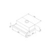 Kích thước Máy hút mùi Malloca MH 90BTC - Âm tủ giá rẻ tại Tân Bình