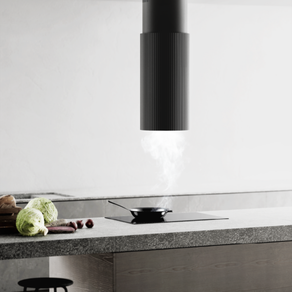 Máy hút mùi Monoblack K-382B - Treo độc lập Malloca màu đen