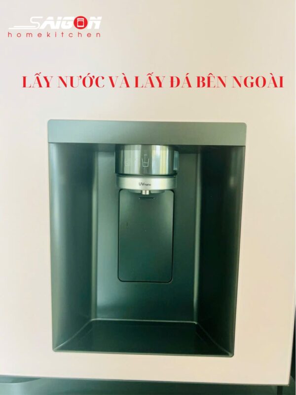 Tủ lạnh LG DOIS 820L thiết kế với tone màu Hồng - Be