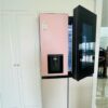 Tủ lạnh LG DOIS 820L thiết kế với tone màu Hồng - Be