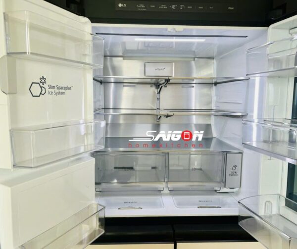 Tủ lạnh LG DOIS 820L thiết kế với tone màu Hồng - Be