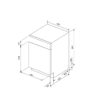 Kích thước Máy rửa chén MDW10-BS08FS - Malloca giá rẻ tại Tân Bình.