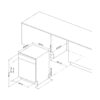 Kích thước Máy rửa chén âm tủ MDW14-S08SI - Malloca giá giá rẻ tại Tân Bình
