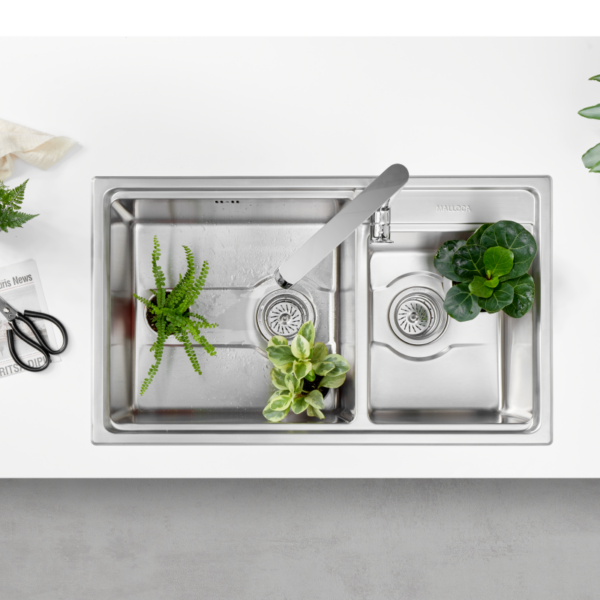 Chậu rửa chén MS 5082W - Malloca giá rẻ tại Tân Bình