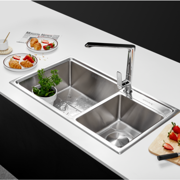 Chậu rửa chén MS 5082W - Malloca giá rẻ tại Tân Bình