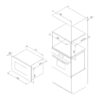 Kích thước Lò vi sóng Malloca MW 927BG - giá rẻ tại Tân Bình