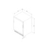Kích thước Tủ rượu Malloca MWC-46BG - Giá rẻ tại Tân Bình