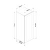 Kích thước Tủ rượu Malloca MWC-95BI - Giá rẻ tại Tân Bình