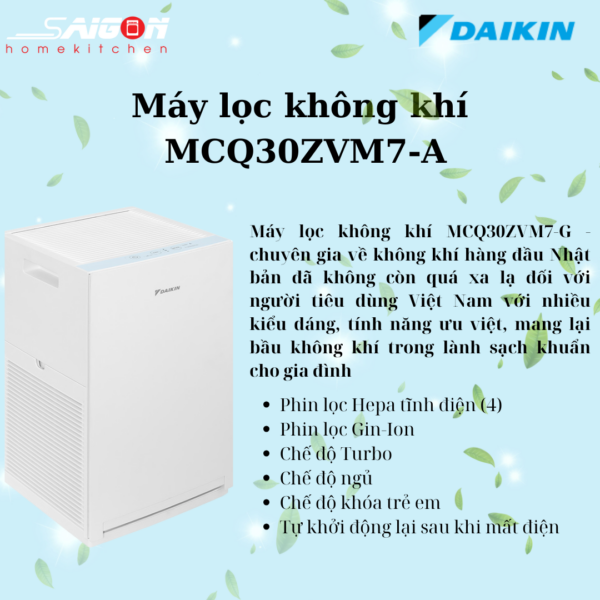 máy lọc không khí MCQ30ZVM7-A