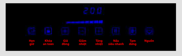 Bảng điều khiển Bếp từ GE-2099 DKI – D’mestik giá rẻ tại Tân Bình