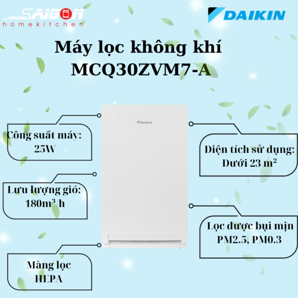 máy lọc không khí MCQ30ZVM7-A