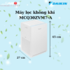 kích thước của máy lọc không khí