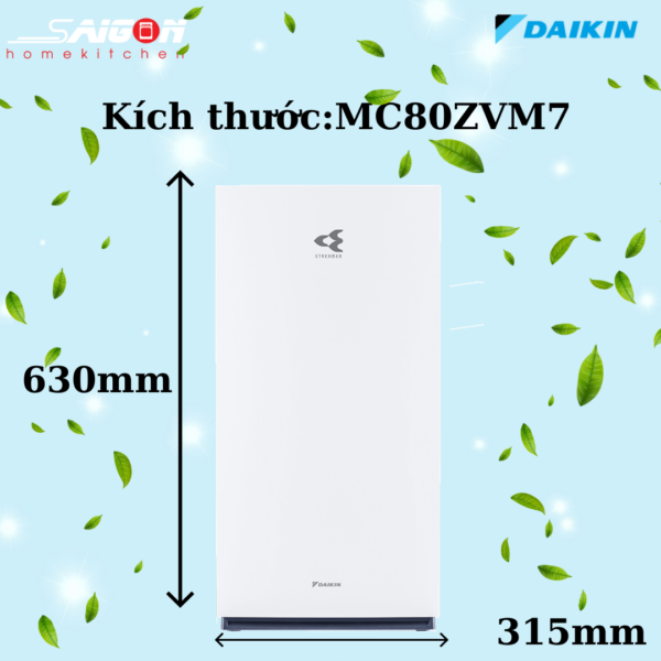 Kích thước máy lọc không khí MC80ZVM7