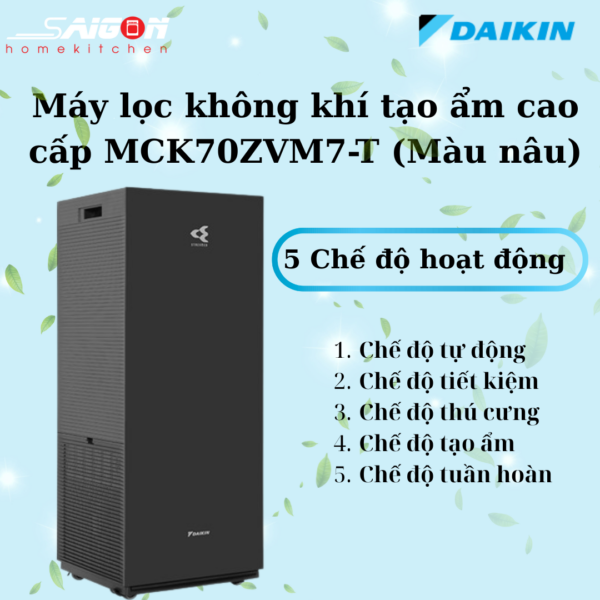 Máy lọc không khí MCK70ZVM7-T - Daikin giá rẻ tại Tân Bình