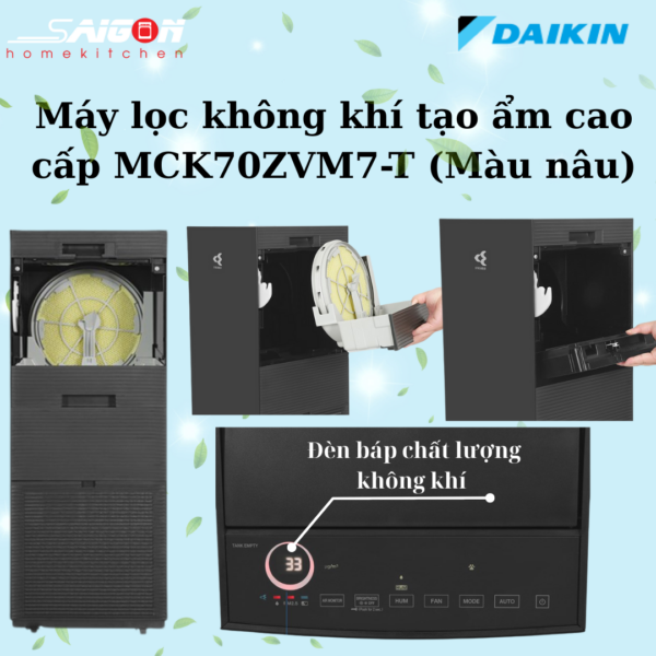 Máy lọc không khí MCK70ZVM7-T - Daikin giá rẻ tại Tân Bình
