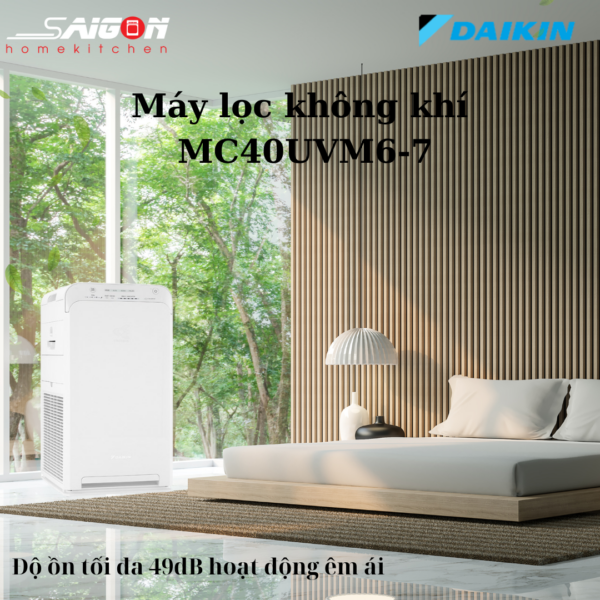 Máy lọc không khí Daikin có độ ồn thấp 49dB