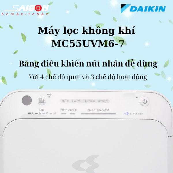 Máy lọc không khí MC55UVM6-7 - Daikin giá rẻ tại Tân Bình