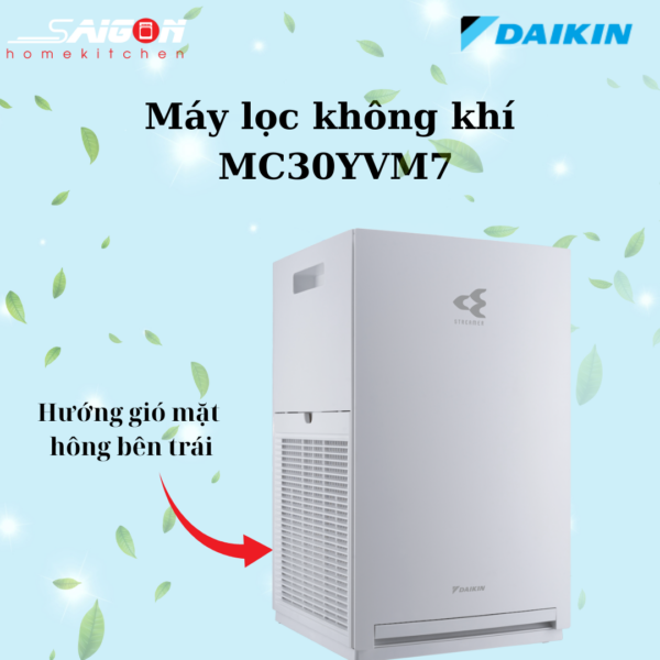 Hướng gió mặt hông bên trái
