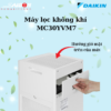 Hướng gió mặt trên của máy