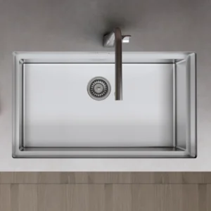 Chậu bếp Inox Hafele Satin R25 HS24-SSN1S-760