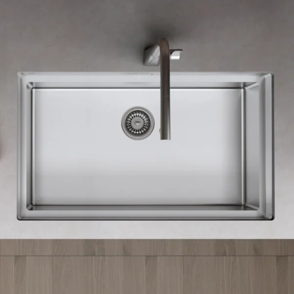 Chậu bếp Inox Hafele Satin R25 HS24-SSN1S-760